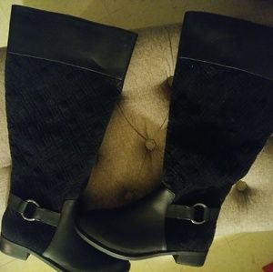 Tall wide width and extra wide calf boots
